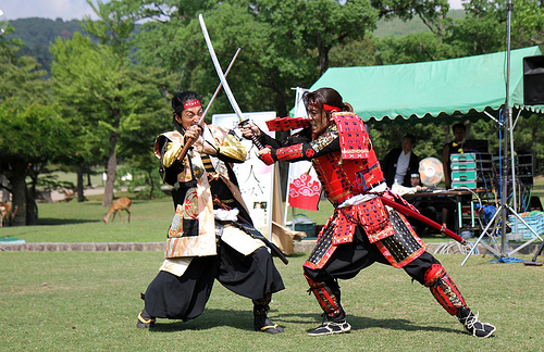 samurai sword fight