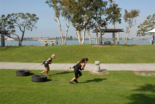tire pull workout