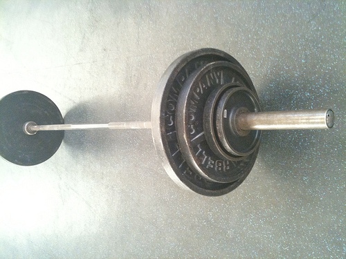 clean and press barbell
